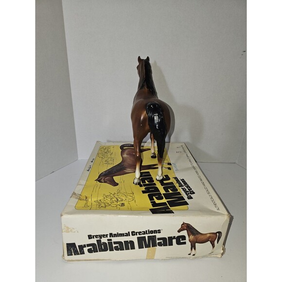 Vintage Breyer Family Arabian Mare Sheba #14 Model Horse Matte With Original Box - Picture 5 of 11